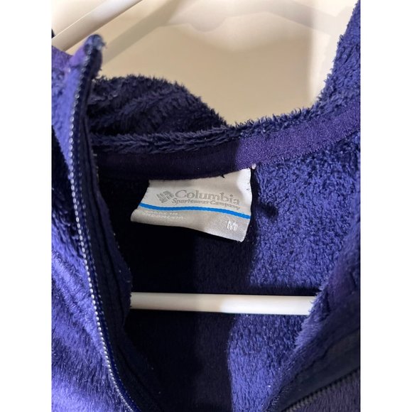 Purple womens Columbia size medium fleece zip up jacket. - Picture 4 of 5